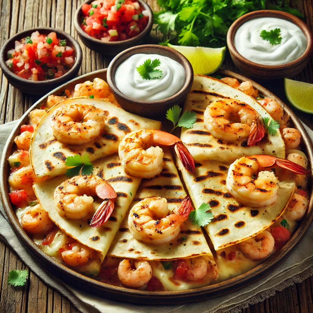 Camaron / Shrimp Quesadillas