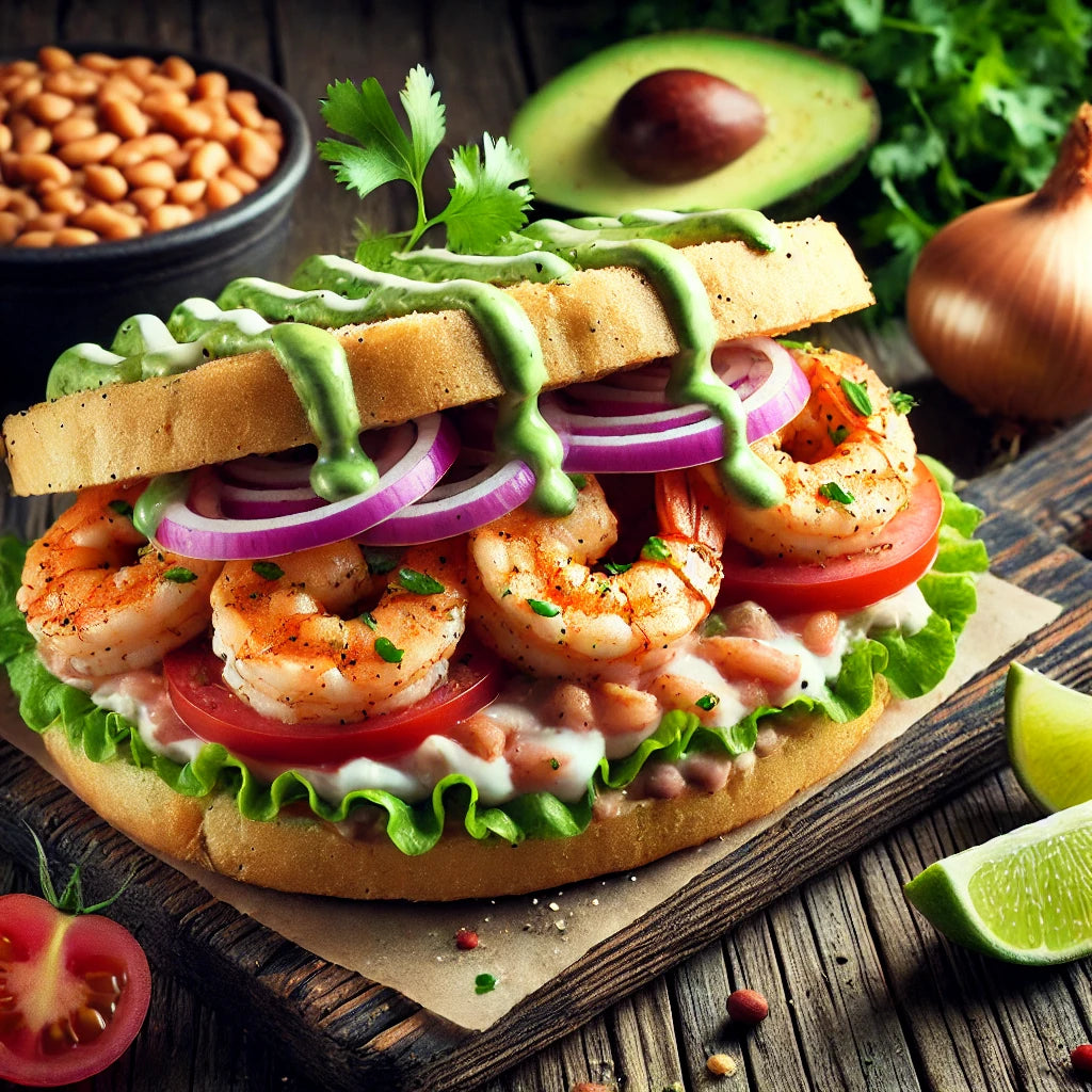 Camaron / Shrimp Tortas