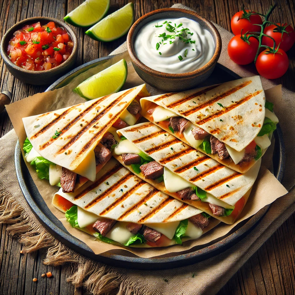 Carne Asada / Grilled Steak Quesadillas