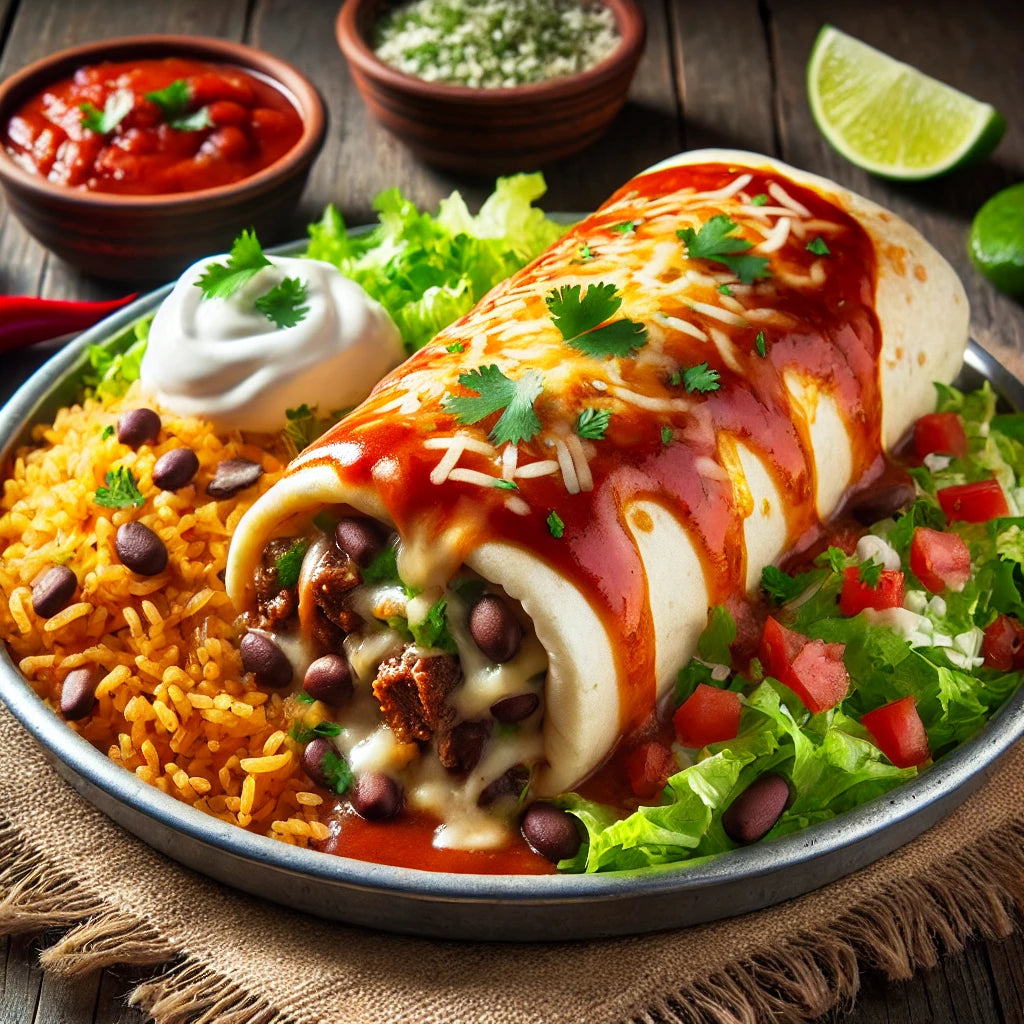 Carne Asada / Grilled Steak Wet Burritos
