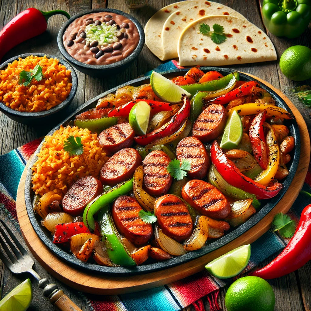 Chorizo Pork Sausage Fajitas