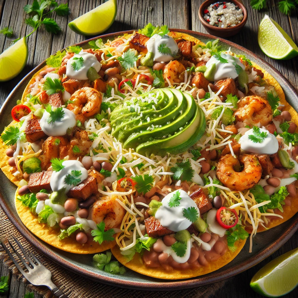 Double Your Protein Tostadas