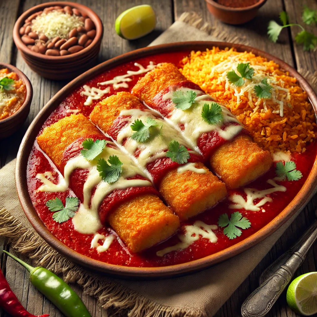 Pescado Empanizado/Fish Breaded Enchiladas