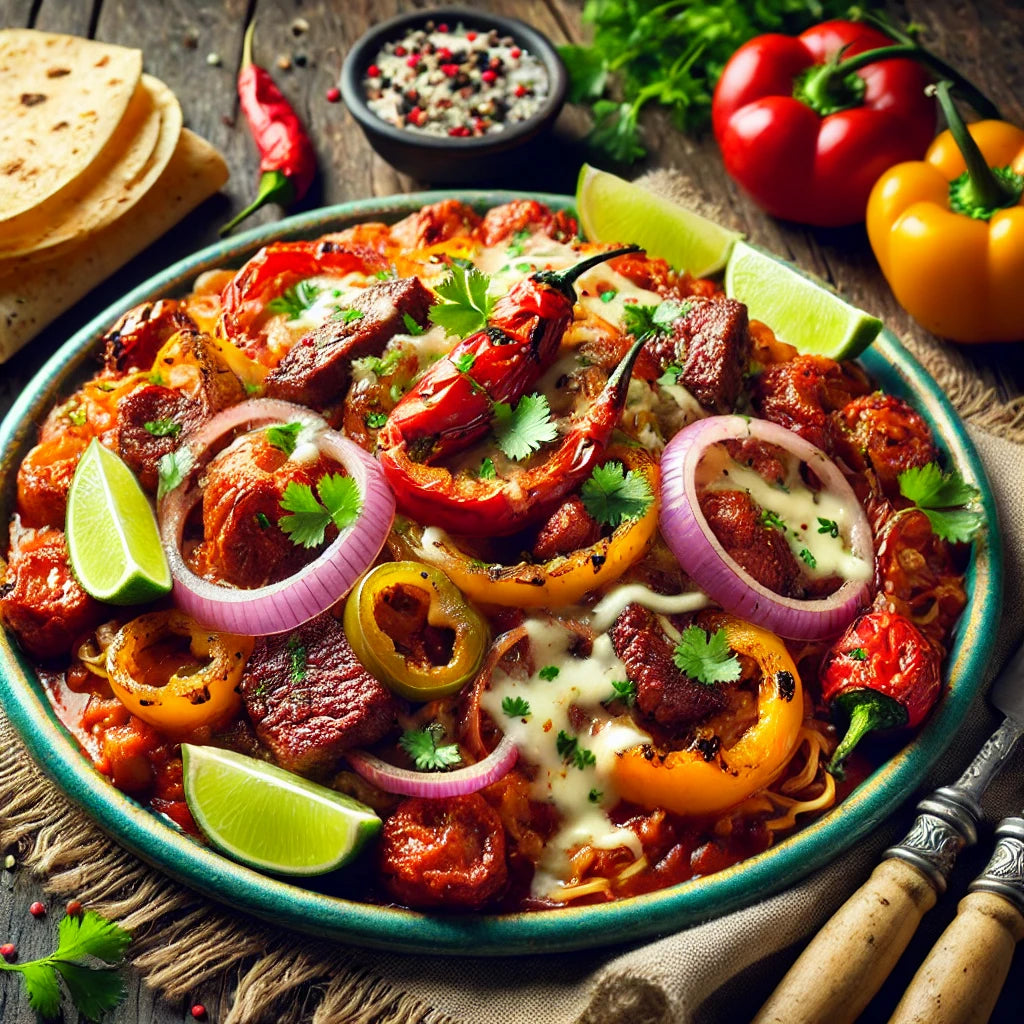 Special Alambre (Al pastor, Grilled Steak & Chorizo)