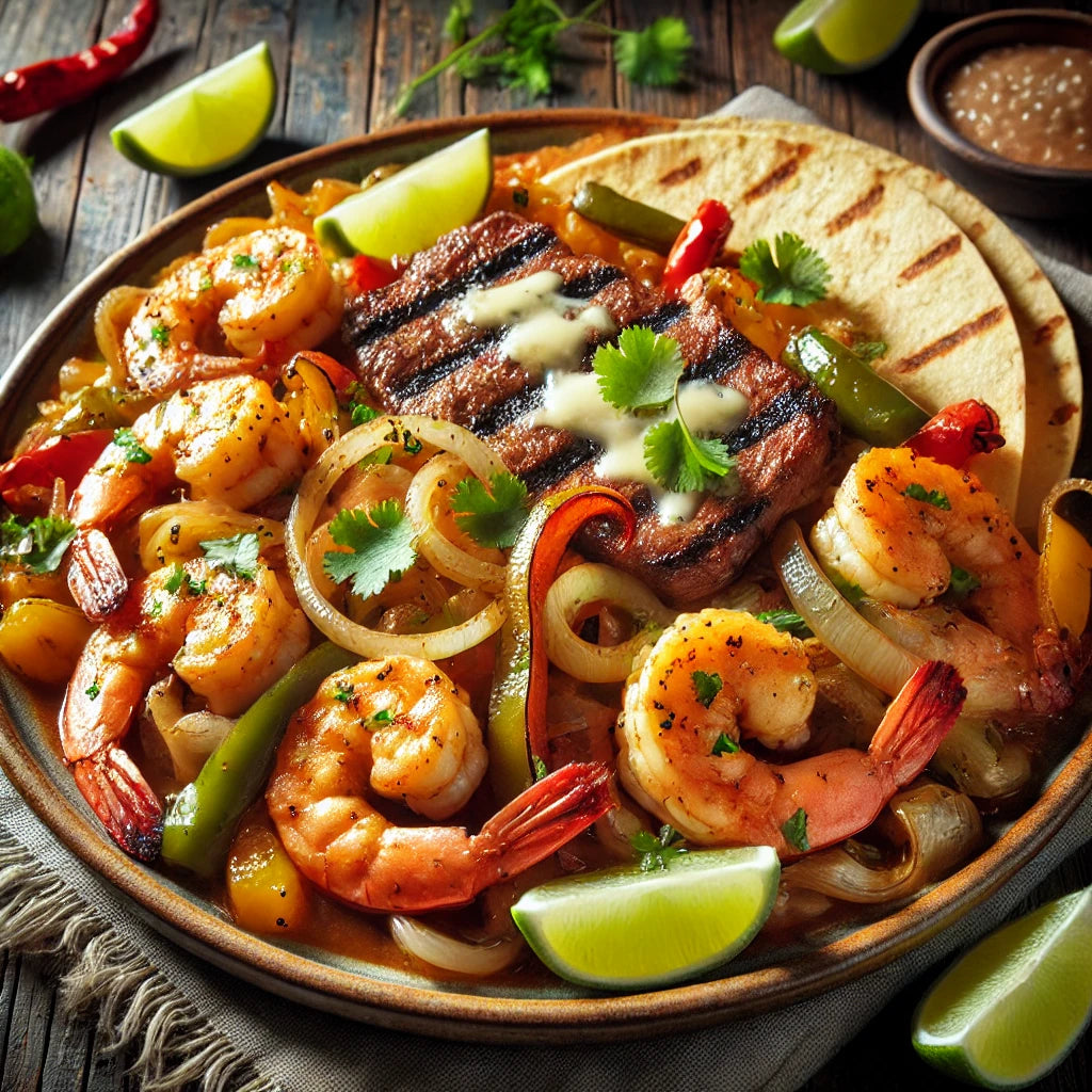 Surf & Turf (Grilled Steak & Shrimp)