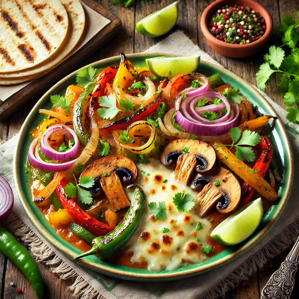Veggie Alambre (Onion, Bell Peppers & Mushrooms)