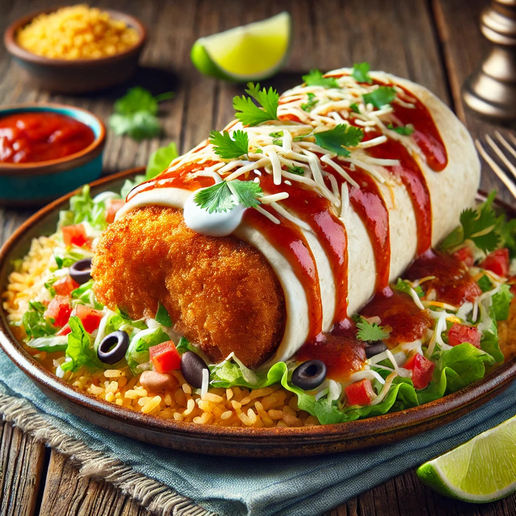 Pescado Empanizado/Fish Breaded Wet Burritos